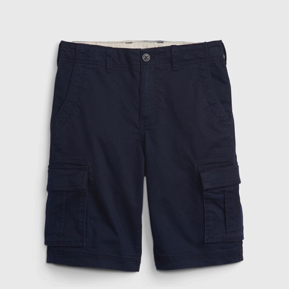 Boys Gap Kids True Navy Cargo Shorts Size 12 Husky